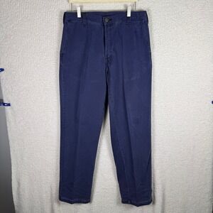 Mens Workrite 40x30 Work‎ Pants Blue Ultra Soft Casual Trousers